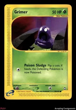 2003 Pokemon Aquapolis #79 Grimer - Image 1