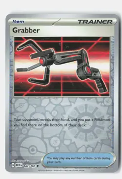 Grabber Reverse Holo 162/165 Uncommon 151 Pokemon Near Mint - Image 1