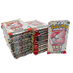 Lot of (50) Pokemon TCG 151 MEW EN Booster Packs SEALED NEW - Image 1