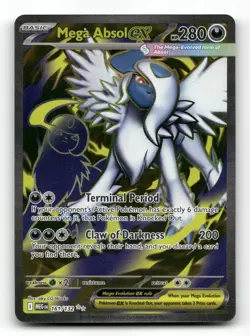 Mega Absol ex 161/132 - Mega Evolution - Pokemon Card NM/M - Image 1
