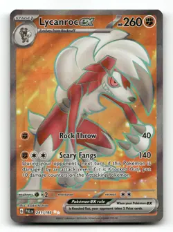 Lycanroc ex 241/193 - Paldea Evolved - Pokemon Card NM/M - Image 1