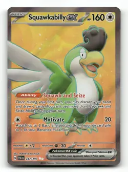 Squawkabilly ex 247/193 - Paldea Evolved - Pokemon Card NM/M - Image 1