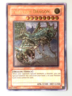 yugioh Phantom Dragon LODT-EN041 Ultimate Rare Unlimited Ed near mint - Image 1