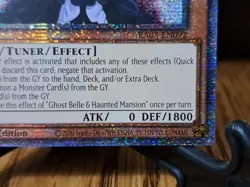 Yugioh Ghost Belle & Haunted Mansion Starlight Rare RA05-EN092 Stamped NM/LP - Image 4