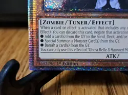 Yugioh Ghost Belle & Haunted Mansion Starlight Rare RA05-EN092 Stamped NM/LP - Image 5