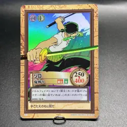Roronoa Zoro 1999 C07 One Piece Carddass Hyper Battle Holo Rare Japanese Bandai - Image 3