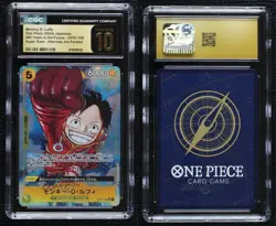 2024 One Piece 500 Years in The Future Japanese SR Alt Art Monkey D Luffy CGC 10 - Image 3