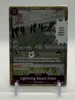 Lighting Beast Kiten #OP15-076 (Dash Pack) -Adventure On Kami’s Island One Piece - Image 1