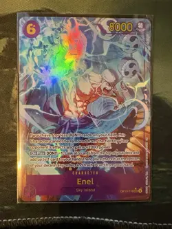 Enel OP15-118 SEC Alternate Art Adventure on Kami's Island Foil NM - Image 1