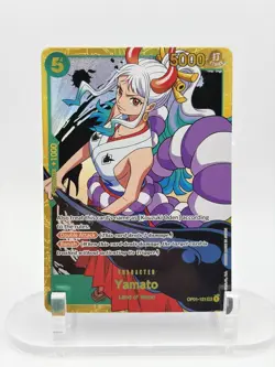 Yamato OP01-121 SEC Original One Piece TCG Romance Dawn Foil NM ENGLISH - Image 1