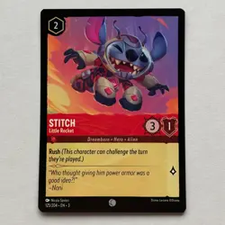 Stitch 125/204 Disney Lorcana Into The Inklands Regular Common Card NM - Image 1