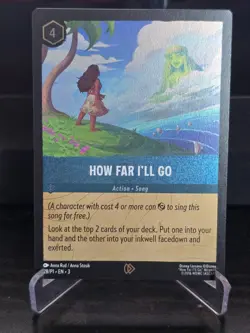 Disney Lorcana - How Far I'll Go - Cold Foil Promo - 28/P1 - NM - Image 1