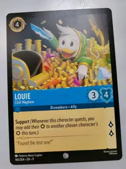 Disney Lorcana TCG - Fabled: Louie (140/204) - Common - Near Mint - Image 1