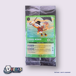 Disney Lorcana Sealed Promo Scrooge McDuck S.H.U.S.H. Agent Holofoil 36/P3 NM - Image 1
