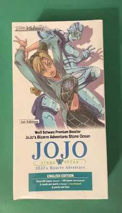 (Bin 51) Weiss Schwarz JoJo's Bizarre Adventure: Stone Ocean SEALED Booster Box - Image 1