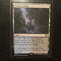 Magic the Gathering MTG MH3 Polluted Delta 224 Regular Near Mint - Image 1