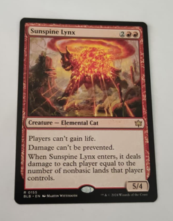 MtG Sunspine Lynx (BLB-0155) Rare English MINT - Image 1