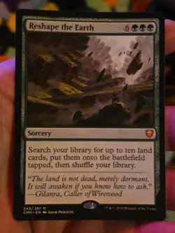 MTG Reshape the Earth - Commander Legends (CMR) #249 Magic the Gathering Nm - Image 1