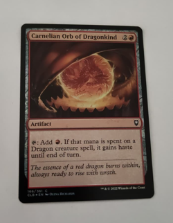 MtG Carnelian Orb of Dragonkind (CLB-166) Common Foil English MINT - Image 1