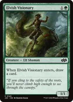 Elvish Visionary - Near Mint MTG Foundations Jumpstart - Image 1