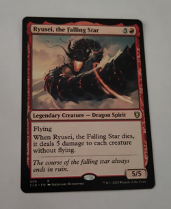 MtG Ryusei, the Falling Star (CLB-806) Rare English MINT - Image 1