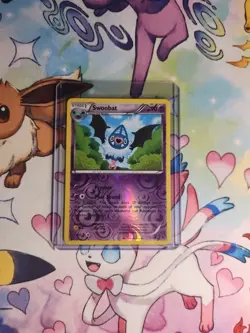 Pokemon - Swoobat - 37/98 - Rare - Emerging Powers - REVERSE HOLO - NM - Image 1