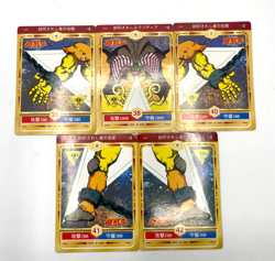 1998 TOEI Yugioh Marusho Duelist Sticker No.38~42 Exodia the Forbidden One - Image 2