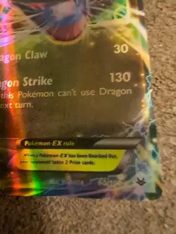 Rayquaza-EX 60/108 Holo Ultra Rare Pokemon card from the XY Roaring Skies set. - Image 4