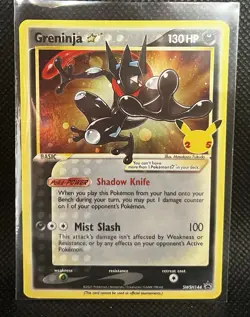Pokemon Greninja Star SWSH144 Sword & Shield Promo Card Holo - Image 1