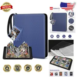 Luxury Trading Card Binder: 720 Pocket Faux Leather Storage & Display Album - Image 1