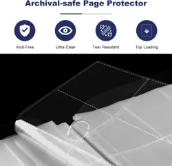 Luxury Trading Card Binder: 720 Pocket Faux Leather Storage & Display Album - Image 5