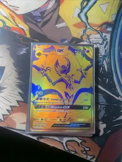Pokemon Lunala GX TCG Sun & Moon SM103a Holo Promo Card - Image 1