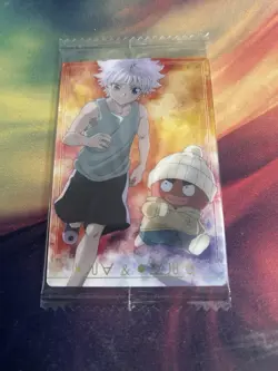 Hunter X Hunter Killua & Ikalgo Japanese Wafer Card - Image 1