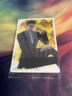 Hunter X Hunter Leorio Japanese Wafer Card - Image 1