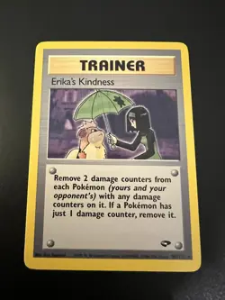 Erika’s Kindness 103/132 Gym Challenge Unlimited 2000 Pokemon Card Rare NM - Image 1