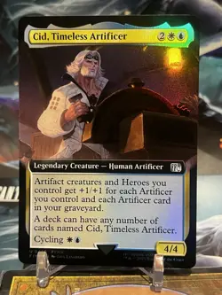 MTG | Cid, Timeless Artificer (Extended Art) [FINAL FANTASY] ✨FOIL✨ - Image 1