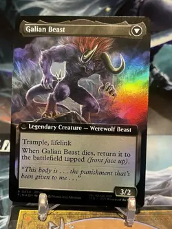 MTG | Vincent Valentine - Galian Beast (Extended Art) [FINAL FANTASY] ✨FOIL✨ - Image 2