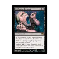 WOTC MtG Future Sight Gibbering Descent (R) EX - Image 1