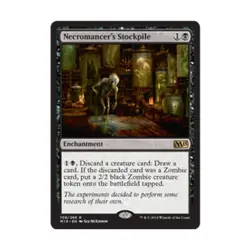 WOTC MTG Magic 2015 Necromancer's Stockpile (R) (Foil) NM - Image 1