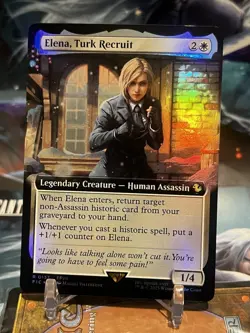 MTG | Elena, Turk Recruit (Extended Art) [FINAL FANTASY] ✨FOIL✨ - Image 1