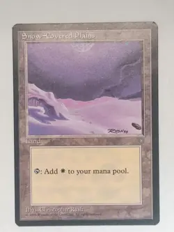 Snow-Covered Plains - Ice Age (ICE) - #350 - Magic: The Gathering - MTG - NM - Image 5