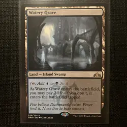 Watery Grave - Guilds of Ravnica GRN - Near Mint MTG Magic Shock Land - Image 1