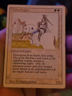 White Knight Mtg Revised Edition - Image 1