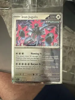 Pokemon TCG Iron Jugulis 158/182 Knockout Collection Cosmos Holo Promo Sealed NM - Image 1