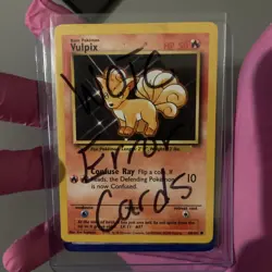 Vulpix 68/102 HP 50 Error Misprint - Pokemon Base Set - Image 1