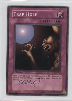 Trap Hole 1st Ed. YuGiOh Starter Deck Kaiba Evolution #SKE-042 2004 READ - Image 1