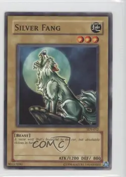 Silver Fang Unlimited YuGiOh Starter Deck Yugi #SDY-012 2002 READ - Image 1