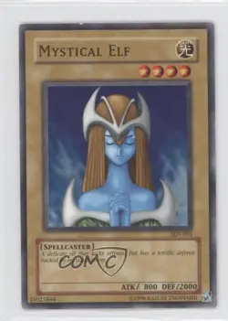 Mystical Elf Unlimited YuGiOh Starter Deck Yugi #SDY-001 2002 READ - Image 1