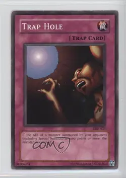Trap Hole Unlimited YuGiOh Starter Deck Kaiba #SDK-033 2002 READ - Image 1