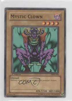 Mystic Clown 1st Ed. YuGiOh Starter Deck Kaiba #SDK-018 2002 READ - Image 1